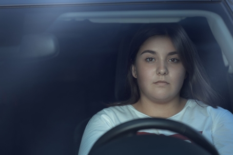 Teen driving at night